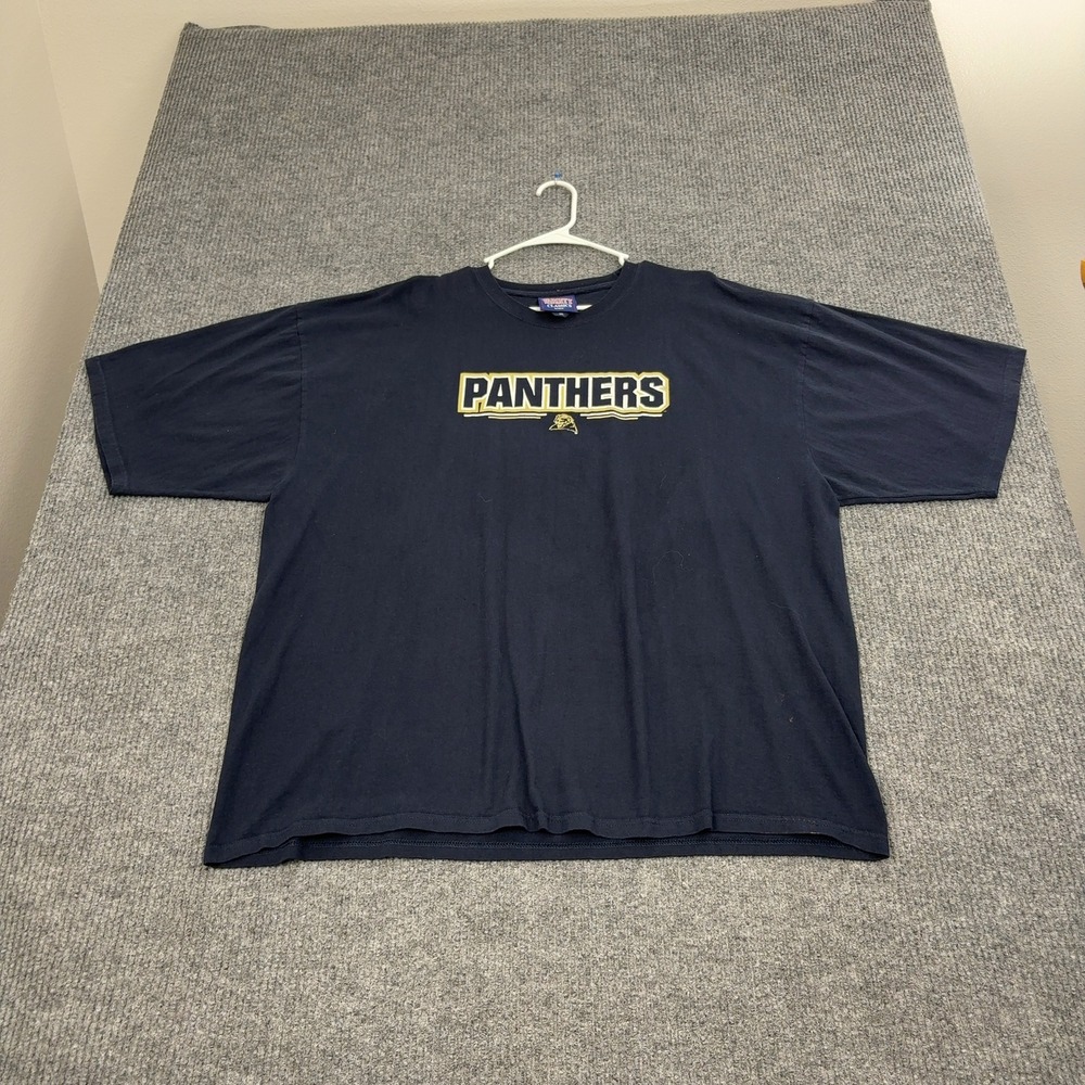 Vintage Panthers Varsity Classics T Shirt Mens 3XL Navy Blue Graphic Sportswear